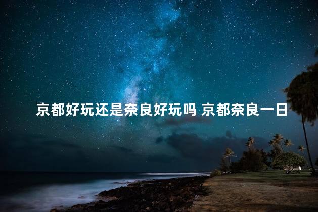 京都好玩还是奈良好玩吗 京都奈良一日游